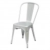 Sillón ALBENIZ, cromado, polipropileno negro (Pack de 5 unidades)
