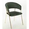 Sillón SALER, apilable, polipropileno blanco (Pack de 4 unidades)