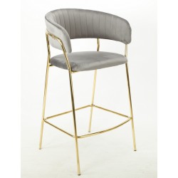 Sillón FUNCHAL, apilable, polipropileno negro y beige (Pack de 4 unidades)