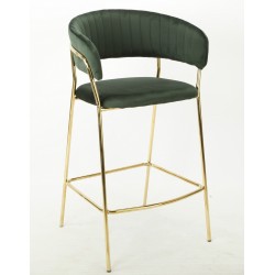 Sillón FUNCHAL, apilable, polipropileno negro y beige (Pack de 4 unidades)