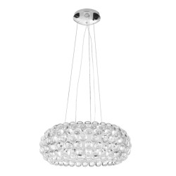 Lámpara MAGA, pie salón, tulipa cristal
