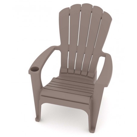 Taburete DINARD, metal, tapizado tejido linen gris (Pack de 2 unidades)