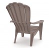 Taburete DINARD, metal, tapizado tejido linen gris (Pack de 2 unidades)