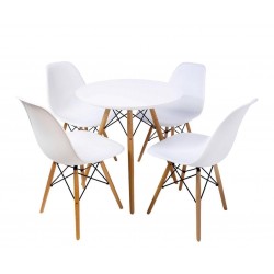 Silla TOL, acero, negra (Pack de 4 unidades)