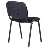 Silla NIZA NEW AM, chasis epoxi negro, tejido A20, color azul*. (Pack de 6 unidades)