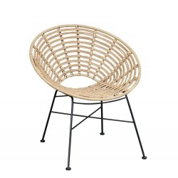 Taburete SAMBA (M), cromado, nappel negro (Pack de 2 unidades)