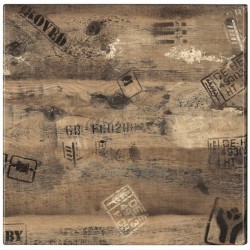 Tablero de mesa Werzalit-SM, WENGUÉ 103, 80 x 80 cms* (Pack de 2 unidades)