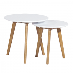 Base de mesa EBRO, alta, negra, 43 cms de diámetro, altura110 cms (Pack de 2 unidades)