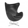 Sillón de oficina ARANJUEZ, alto, negro, ergonómico, multifunción, malla y asiento azul