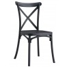 Sillón SALER, apilable, polipropileno blanco (Pack de 4 unidades)