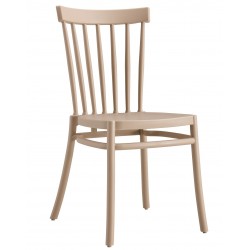Taburete DINARD, metal, tapizado tejido linen verde (Pack de 2 unidades)