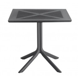 Base de mesa CARIBE, alta, negra, base de 56 x 56 cms, altura 110 cms (Pack de 2 unidades)