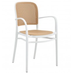 Sillón FABIO, metal, tapizado velvet 17 azul claro (Pack de 2 unidades)