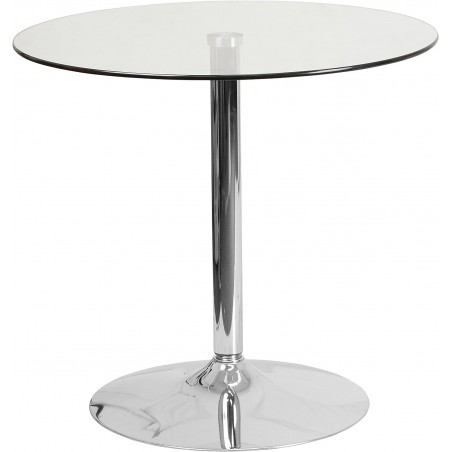 Mesa CHOPIN-103, apilable, polipropileno mostaza, 50 x 50 x 103 cms