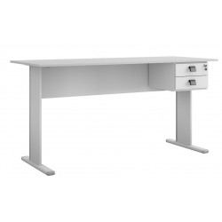 Mesa TUL, oval, fibra de vidrio, tapa lacada blanca, 160 x 90 cms