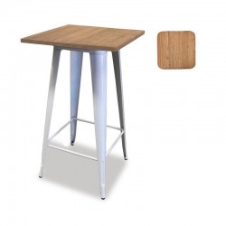 Base de mesa MILAN, rectangular, aluminio*