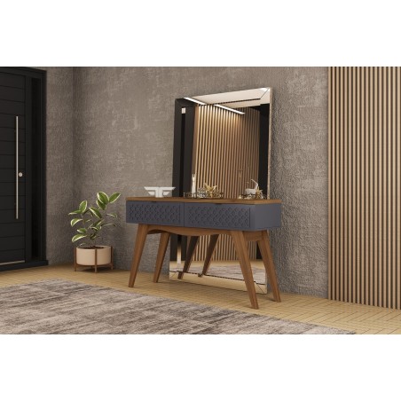 Sillón de oficina BRASILIA, ergonómico, syncro, malla negra, asiento tejido negro