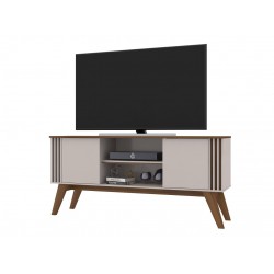 Mueble TV VITTA, blanco roto y matte, 150 cms.