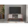 Mueble TV VITTA, blanco roto y matte, 150 cms.