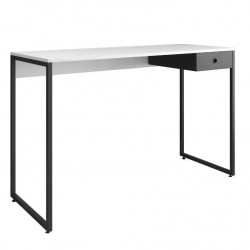 Mesa PRIME 40, metal negro, tapa MDP color natural, 180 x 90 cms