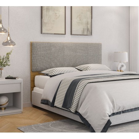 Sillón MISSOURI, metal, similpiel gris oscuro (Pack de 2 unidades)