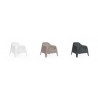 Silla TOWER, cromada, polipropileno negro* (Pack de 4 unidades)