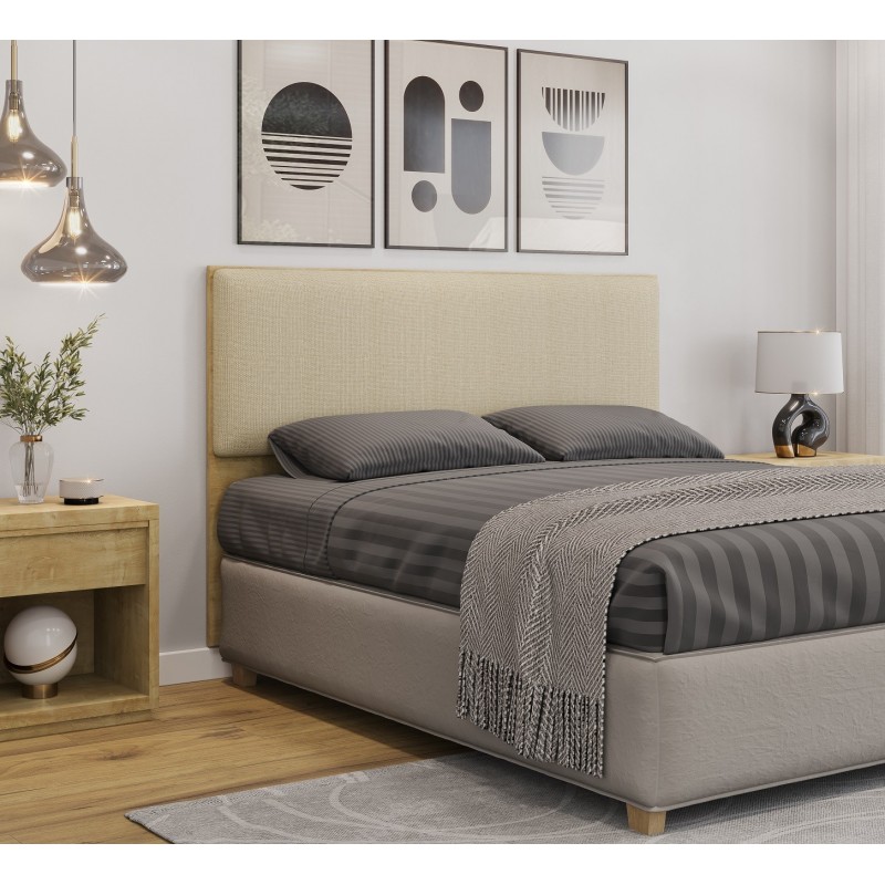 Mesa OTILIA NEW, alta, madera, tapa negra de 60 cms de diámetro