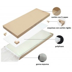 Base de mesa CRISS NEW, cromada, base 45 cms diámetro, altura 73 cms (Pack de 2 unidades)