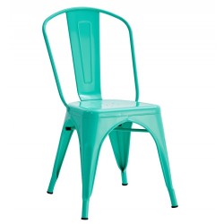 Silla TOL EK LIMITED, acero, verde agua (Pack de 5 unidades)