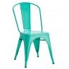 Silla TOL EK LIMITED, acero, verde agua (Pack de 5 unidades)