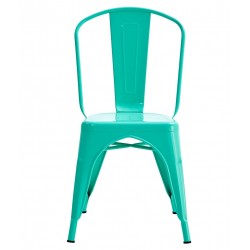 Silla TOL EK LIMITED, acero, verde agua (Pack de 5 unidades)