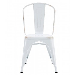 Silla TOL EK VINTAGE, acero, blanco (Pack de 5 unidades)