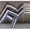 Silla LIDO, apilable, polipropileno gris oscuro (Pack de 4 unidades)