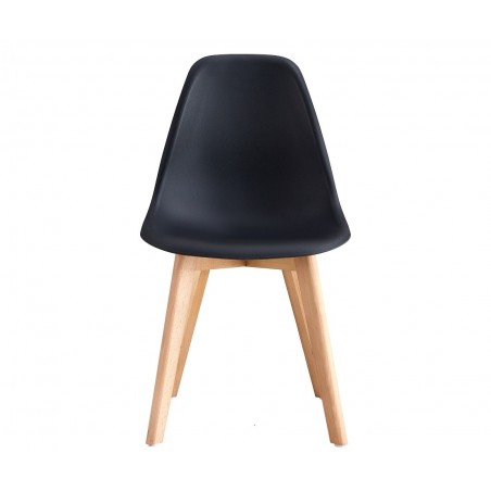 Taburete CHOPIN 99, apilable, polipropileno antracita (Pack de 4 unidades)