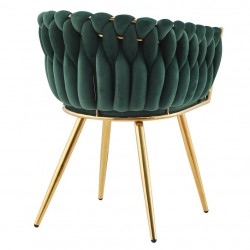 Mesa OTILIA NEW, alta, madera, tapa blanca de 60 cms