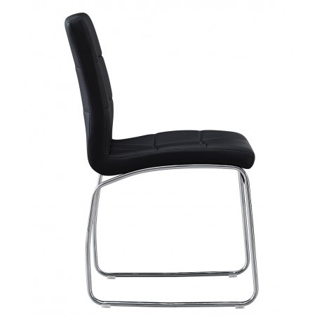 Mesa PANAMÁ ( L ), regulable en altura, abs negro (Pack de 2 unidades)