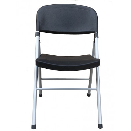 Sillón YAKARTA, metal, cojín beige, ratán negro (Pack de 4 unidades)