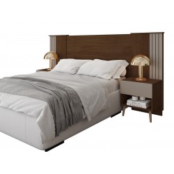 Mesa MINERVA NEW, metal, madera, 120 cms de diámetro