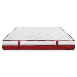 Sillón NILO, aluminio, apilable, polipropileno rojo* (Pack de 4 unidades)