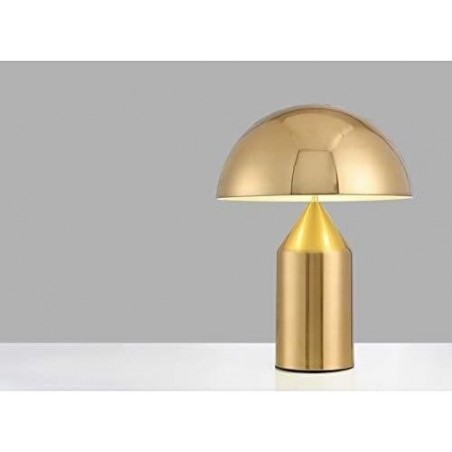 Lámpara MACAO H37, sobremesa, metal, dorada