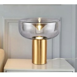 Consola CANADA (SU), cristal curvado, 80 x 33 cms