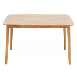 Mesa TRANSILVANIA, madera natural, 120 x 75 cms