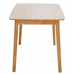 Mesa TRANSILVANIA, madera natural, 120 x 75 cms