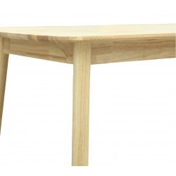 Mesa TRANSILVANIA, madera natural, 120 x 75 cms