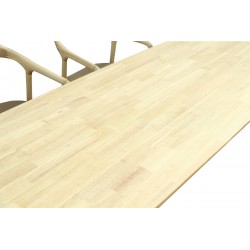 Mesa TRANSILVANIA, madera natural, 120 x 75 cms