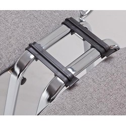 Tablero de mesa Werzalit Alemania, ANTIQUE WHITE 202, 70 cms de diámetro*.