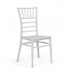 Silla CHIAVARI NEW, apilable, polipropileno blanco (Pack de 4 unidades)