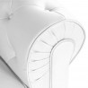 Sillón CHESTER NEW, similpiel blanca