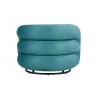 Sillón KARLOVY, tapizado velvet turquesa