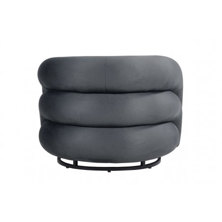 Silla SMART, plegable, metal, epoxi negro, vinilo negro (Pack de 6 unidades)
